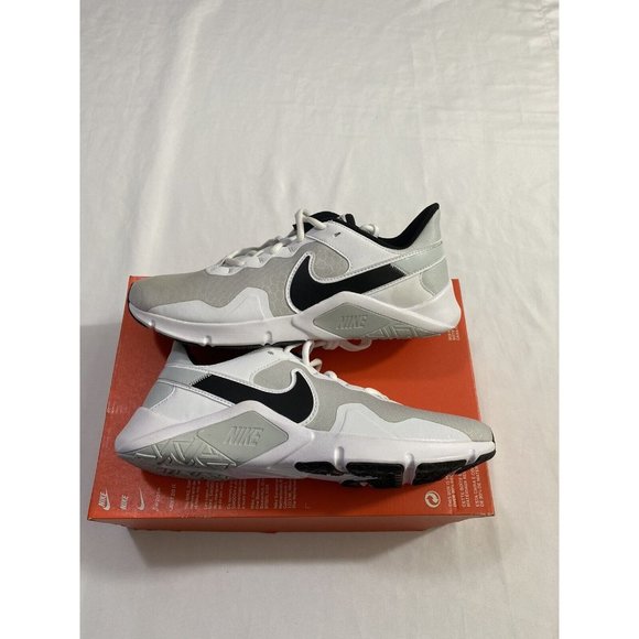 New Mens Size 9 White Black Nike Legend Essential 2 Training Shoes CQ9356 002 main image 8
